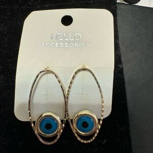Evil eye earrings by hello accessories
